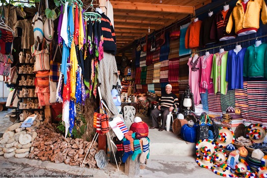 La tienda de Mechifla en Chaouen.